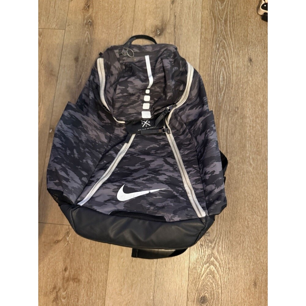 Nike Elite Max Air Backpack Quad Zip Basketball Camo Bag Travel Carry